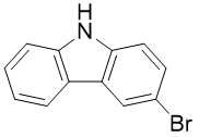 CAS 1592-95-6 3-Bromo-9H-Carbazole 3-Bromocarbazole 97% White Solid