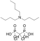 163706-61-4，Tributylamine (dichloromethylene)bis(phosphonate)，C13H31Cl2NO6P2