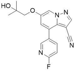 2222653-74-7 Pyrazolo[1,5-A]Pyridine-3-Carbonitrile, 4-(6-Fluoro-3-Pyridinyl)-6-(2-Hydroxy-2-Methylpropoxy)-