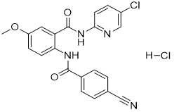 936539-81-0 N-(5-Chloro-2-Pyridinyl)-2-[(4-Cyanobenzoyl)Amino]-5-Methoxybenzamide Hydrochloride