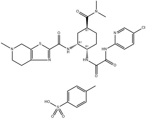 480449-71-6 Edoxaban TsOH Salt C31H38ClN7O7S2 1592732-453-0