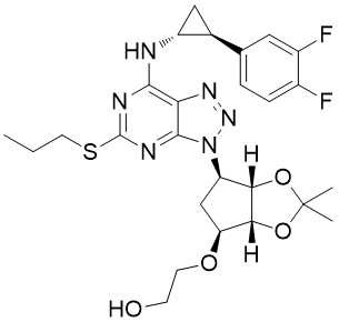 274693-26-4 Ticagrelor Imourity 31 C26H32F2N6O4S Isopropylidene Ticagrelor