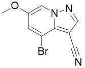 1822680-43-2 4-Bromo-6-Methoxypyrazolo[1,5-A]Pyridine-3-Carbonitrile C9H6BrN3O