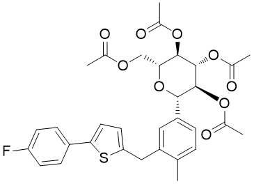 866607-35-4 Pharmaceutical Intermediates Canagliflozin Tetra C32H33FO9S