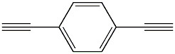C10H6 1 4 Diethynylbenzene CAS 935-14-8 Yellow Powder 126.15 MW 98% Purity