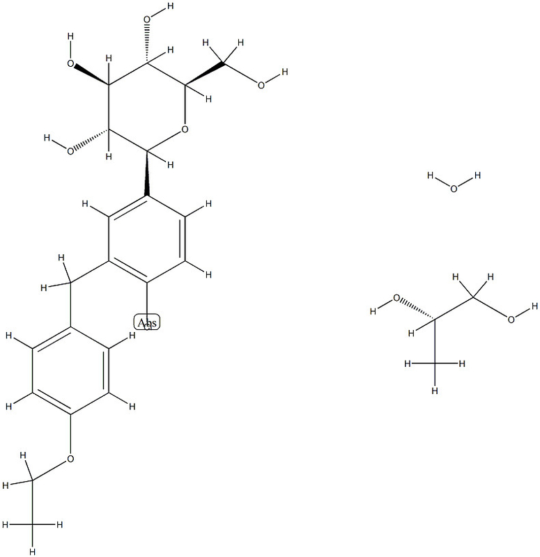 960404-48-2 Dapagliflozin Propanediol Monohydrate C24H35ClO9