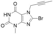 666816-98-4 8-Bromo-7-(But-2-Ynyl)-3-Methyl-1H-Purine-2,6(3H,7H)-Dione C10H9BrN4O2